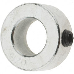 Value Collection - 11/16" Bore, Steel, Set Screw Shaft Collar - 1-1/4" Outside Diam, 9/16" Wide - Makers Industrial Supply