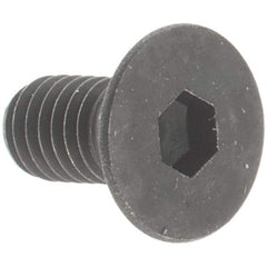 Value Collection - M3x0.50 Metric Coarse Hex Socket Drive, 90° Flat Screw - Grade 12.9 Alloy Steel, Black Oxide Finish, Fully Threaded, 6mm OAL - Makers Industrial Supply