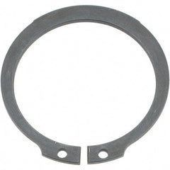 Rotor Clip - 43.5mm Groove Diam, 46mm Shaft Diam, Phosphate Spring Steel, Snap External Retaining Rings - 1.85mm Groove Width, 1.25mm Groove Depth, 1.75mm Ring Thickness, Grade DIN I7221 _ I7223 - Makers Industrial Supply