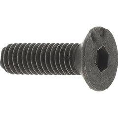 Value Collection - M3x0.50 Metric Coarse Hex Socket Drive, 90° Flat Screw - Grade 12.9 Alloy Steel, Black Oxide Finish, Fully Threaded, 10mm OAL - Makers Industrial Supply