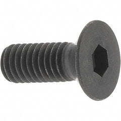 Value Collection - M3x0.50 Metric Coarse Hex Socket Drive, 90° Flat Screw - Grade 12.9 Alloy Steel, Black Oxide Finish, Fully Threaded, 8mm OAL - Makers Industrial Supply