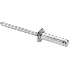 Value Collection - Size 68 Dome Head Aluminum Closed End Sealing Blind Rivet - Aluminum Mandrel, 0.376" to 1/2" Grip, 0.374" Head Diam, 0.192" to 0.196" Hole Diam, 0.748" Length Under Head, 3/16" Body Diam - Makers Industrial Supply