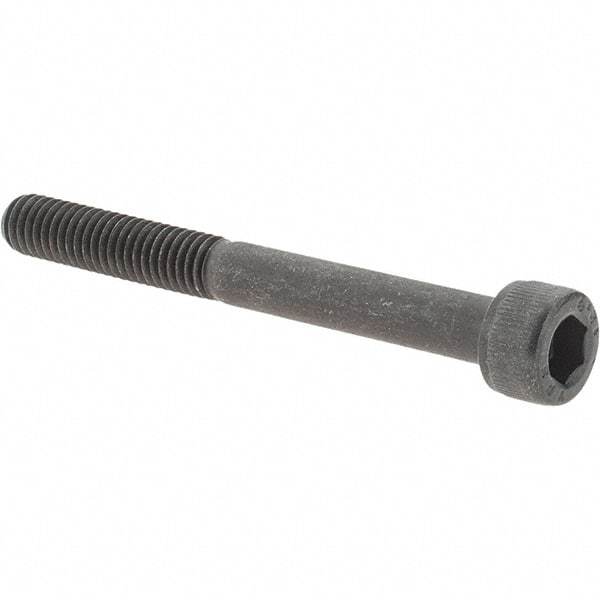 Value Collection - M6x1.00 Metric Coarse Hex Socket Drive, Socket Cap Screw - Grade 12.9 Alloy Steel, Black Oxide Finish, Partially Threaded, 55mm Length Under Head - Makers Industrial Supply