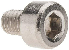 Value Collection - M3x0.50 Metric Coarse Hex Socket Drive, Socket Cap Screw - Grade 18-8 & Austenitic A2 Stainless Steel, Uncoated, Fully Threaded, 4mm Length Under Head - Makers Industrial Supply