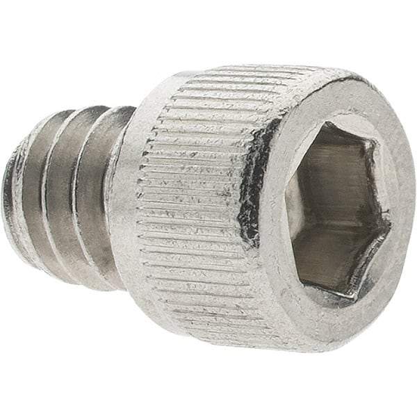 Value Collection - 1/4-20 UNC Hex Socket Drive, Socket Cap Screw - Grade 18-8 Stainless Steel, Uncoated, 1/4" Length Under Head - Makers Industrial Supply