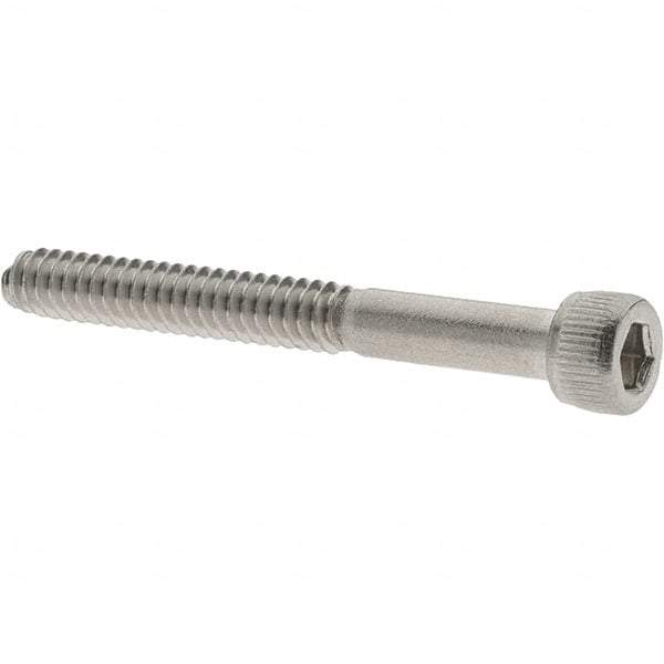 Value Collection - #6-32 UNC Hex Socket Drive, Socket Cap Screw - Grade 18-8 Stainless Steel, 1-1/4" Length Under Head - Makers Industrial Supply