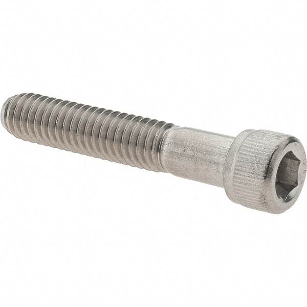 Made in USA - 5/16-18 UNC Hex Socket Drive, Socket Cap Screw - Grade 316 Stainless Steel, Uncoated, 1-3/4" Length Under Head - Makers Industrial Supply