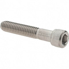 Made in USA - 5/16-18 UNC Hex Socket Drive, Socket Cap Screw - Grade 316 Stainless Steel, Uncoated, 1-3/4" Length Under Head - Makers Industrial Supply