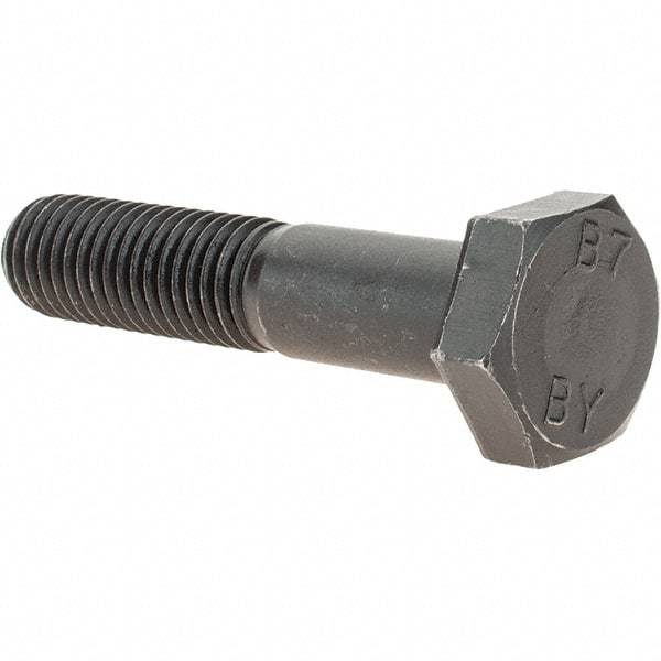 Value Collection - 5/8-11 Thread, 3" Length Under Head, Hex Head Bolt - Grade B7 Alloy Steel, Uncoated - Makers Industrial Supply