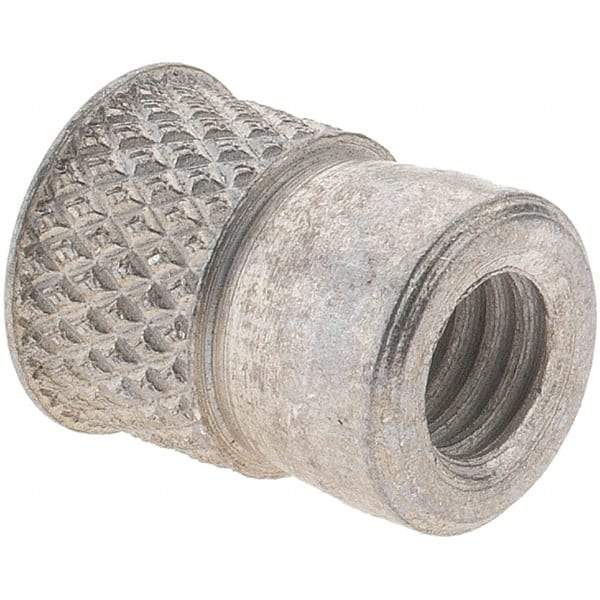 Value Collection - M6x1.00 Metric Coarse Steel Flush Press Fit Threaded Insert - 13.08" OAL, 9.88" Insert Diam, 9.92" Hole Diam, 25/64" Drill - Makers Industrial Supply