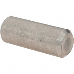 Value Collection - 3/8" Diam x 1" Pin Length 18-8 Stainless Steel Standard Dowel Pin - Bright Finish - Makers Industrial Supply