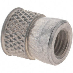 Value Collection - 5/16-24 UNF Steel Flush Press Fit Threaded Insert - 0.615" OAL, 0.528" Insert Diam, 17/32" Hole Diam, 17/32" Drill - Makers Industrial Supply