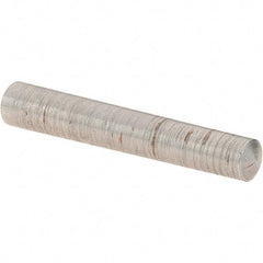 Value Collection - Size 4, 0.2188" Small End Diam, 0.25" Large End Diam, Uncoated Steel Taper Pin - Grade C-12L14, 1-1/2" OAL, 1-1/2 Pin Length - Makers Industrial Supply