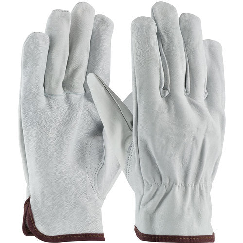 ‎71-3601/M Leather Drivers Gloves - Top Grain Goatskin Leather Drivers - Economy Grade - Keystone Thumb - Exact Industrial Supply