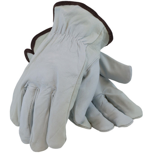 ‎71-3618/L Leather Drivers Gloves - Top Grain Goatskin Leather Drivers - Premium Grade - Keystone Thumb - Exact Industrial Supply