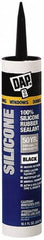 DAP - 10.1 oz Tube Black RTV Silicone Joint Sealant - -40 to 400°F Operating Temp, 10 to 20 min Tack Free Dry Time, 24 hr Full Cure Time - Makers Industrial Supply