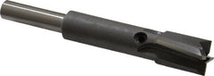 Made in USA - 7/16" Diam, 1/4" Shank, Diam, 4 Flutes, Straight Shank, Interchangeable Pilot Counterbore - Makers Industrial Supply