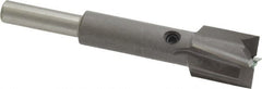 Made in USA - 9/16" Diam, 1/4" Shank, Diam, 4 Flutes, Straight Shank, Interchangeable Pilot Counterbore - Makers Industrial Supply