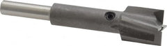 Made in USA - 19/32" Diam, 1/4" Shank, Diam, 4 Flutes, Straight Shank, Interchangeable Pilot Counterbore - Makers Industrial Supply