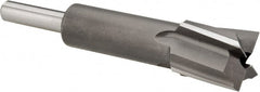 Made in USA - 11/16" Diam, 1/4" Shank, Diam, 4 Flutes, Straight Shank, Interchangeable Pilot Counterbore - Makers Industrial Supply