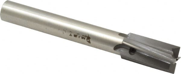 Made in USA - 5/8" Diam, 1/2" Shank, Diam, 4 Flutes, Straight Shank, Interchangeable Pilot Counterbore - Makers Industrial Supply