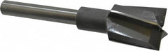 Made in USA - 1-5/16" Diam, 1/2" Shank, Diam, 4 Flutes, Straight Shank, Interchangeable Pilot Counterbore - Makers Industrial Supply