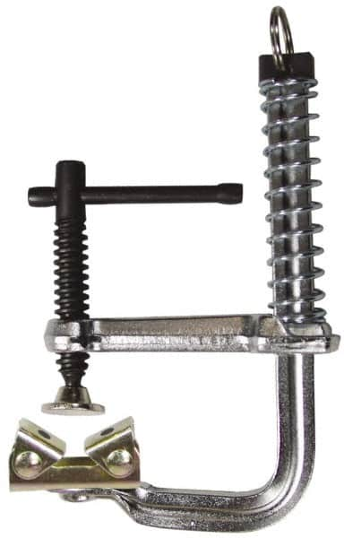 Strong Hand Tools - 3-1/4" Deep Throat, 3-1/2" Max Capacity, Standard Sliding Arm Clamp - 500 Lb Clamping Pressure - Makers Industrial Supply