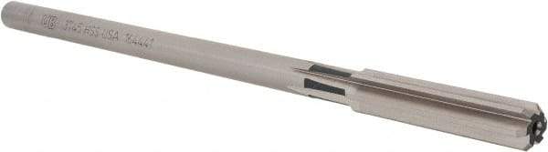 Union Butterfield - 3/8" High Speed Steel 6 Flute Chucking Reamer - Straight Flute, 0.31" Straight Shank, 1-3/4" Flute Length, 7" OAL - Makers Industrial Supply