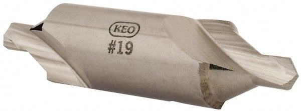 Keo - #19 Bell Cut 60° Incl Angle High Speed Steel Combo Drill & Countersink - Makers Industrial Supply