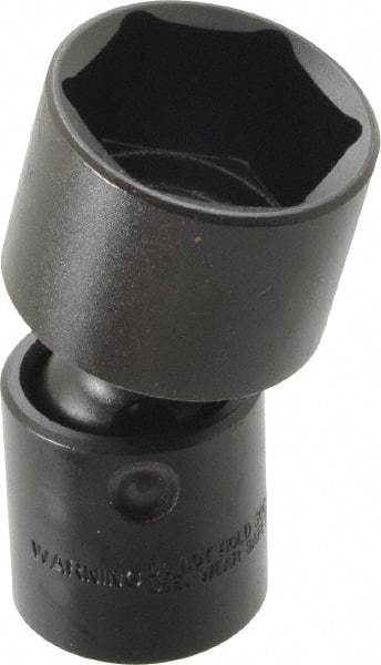 Proto - 1/2" Drive 1-5/16" Standard Universal Impact Socket - 6 Points, 3-19/64" OAL - Makers Industrial Supply