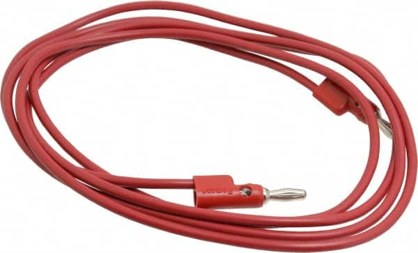 Pomona - Red Electrical Test Equipment Banana Plug - Use with 1581, 2854 Banana Plugs, Standard Banana Plugs - Makers Industrial Supply