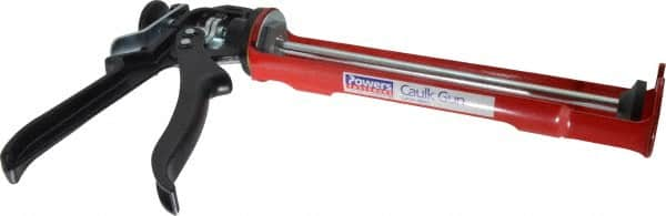 Powers Fasteners - 10 oz Half Barrel Frame Manual Caulk/Adhesive Applicator - Use with Power Fastner Push-Pak Cartridge & Power Fastner T308+ Epoxy Adhesive Anchoring System & Quik-Shot Carridge - Makers Industrial Supply