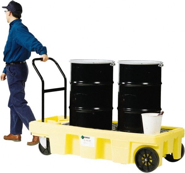 Enpac - Mobile Spill Containment Type: Spill Control Cart Number of Drums: 2 - Makers Industrial Supply