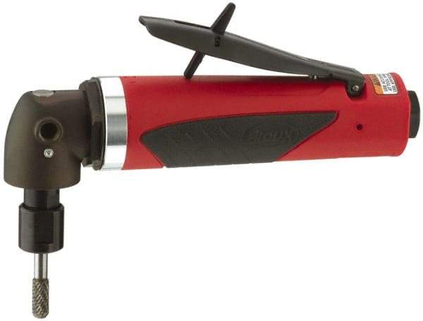 Sioux Tools - 1/4" Collet, Angle Handle, Angle Air Die Grinder - 12,000 RPM, Rear Exhaust, 30 CFM, 1 hp, 6.21 bar, 1/4 NPT - Makers Industrial Supply