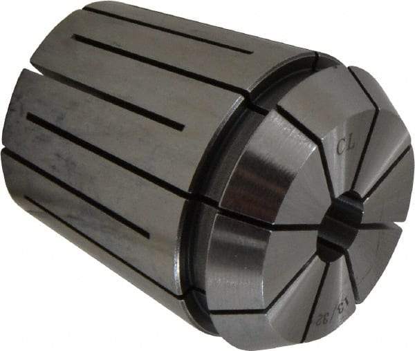 Parlec - 13/32" ER40 Coolant Collet - 1.811" OAL, 1.614" Overall Diam - Exact Industrial Supply