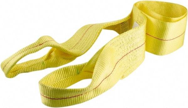 Erickson Manufacturing - Loop Polyester Tow Strap - 6' Long, 15,000 Lb Capacity - Makers Industrial Supply