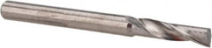 Accupro - 1/8" Cutting Diam x 1/2" Length of Cut, 1 Flute, Upcut Spiral Router Bit - Uncoated, Right Hand Cut, Solid Carbide, 1-1/2" OAL x 1/8" Shank Diam, Single Edge, 22° Helix Angle - Makers Industrial Supply