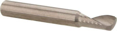 Accupro - 3/16" Cutting Diam x 3/8" Length of Cut, 1 Flute, Upcut Spiral Router Bit - Uncoated, Right Hand Cut, Solid Carbide, 1-1/2" OAL x 3/16" Shank Diam, Single Edge, 22° Helix Angle - Makers Industrial Supply