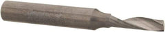 Accupro - 5/32" Cutting Diam x 9/16" Length of Cut, 1 Flute, Upcut Spiral Router Bit - Uncoated, Right Hand Cut, Solid Carbide, 2" OAL x 1/4" Shank Diam, Single Edge, 21° Helix Angle - Makers Industrial Supply