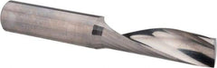 Accupro - 1/2" Cutting Diam x 1-5/8" Length of Cut, 1 Flute, Upcut Spiral Router Bit - Uncoated, Right Hand Cut, Solid Carbide, 3-1/2" OAL x 1/2" Shank Diam, Single Edge, 21° Helix Angle - Makers Industrial Supply