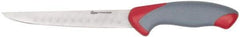 Clauss - 6-1/2" Long Blade, Stainless Steel, Fine Edge, Slicing Knife - 12" OAL, Comfort Grip Handle - Makers Industrial Supply