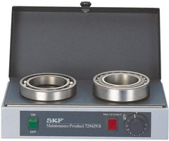 SKF - 16" Long x 10 Wide x 5" High, 110 Volt Hot Plate - 120 to 390°F, 1 Burner, 1000 Watt - Makers Industrial Supply