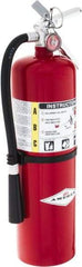 Amerex - 4-A:80B:C Rated, Dry Chemical Fire Extinguisher - 10Lb, 5" Diam x 20" High, 21' Discharge in 20 sec, Steel Cylinder - Makers Industrial Supply