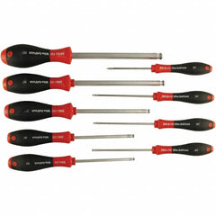 Wiha - 9 Piece Ball Hex Screwdriver Set - Comes in Box - Makers Industrial Supply