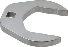 Proto - 1-3/4" 3/8" Drive Chrome Open End Crowfoot Wrench - 2.9" Head Diam x 0.38" Head Thickness - Makers Industrial Supply