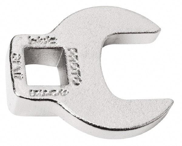 Proto - 2-15/16" 3/8" Drive Chrome Open End Crowfoot Wrench - 5.15" Head Diam x 1/2" Head Thickness - Makers Industrial Supply