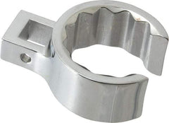 Proto - 1-7/16" 12 Point 1/2" Drive Full Polish Chrome Flare Nut Crowfoot Wrench - 2" Head Diam x 15/16" Head Thickness, 2.63" OAL - Makers Industrial Supply