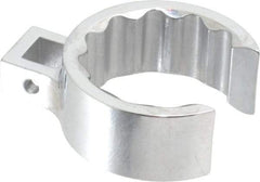 Proto - 1-3/4" 12 Point 1/2" Drive Full Polish Chrome Flare Nut Crowfoot Wrench - 2-3/8" Head Diam x 1" Head Thickness, 3.06" OAL - Makers Industrial Supply