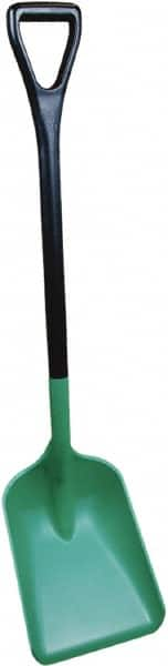 Remco - 13-7/8" High Square Plastic Shovel - 30-7/8" Long D-Grip Handle - Makers Industrial Supply