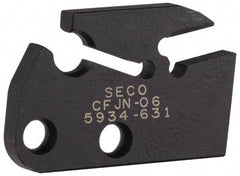 Seco - 0.197" Blade Width, 7.02" OAL, Single End Indexable Cut-Off Blade - 0.866" Max Depth of Cut, CFJN Blade, MDT Series - Makers Industrial Supply